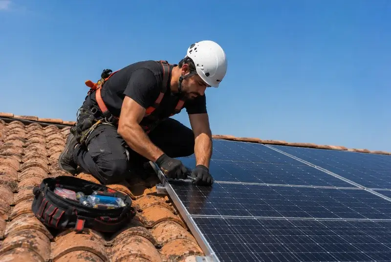 Maintenance et monitoring de panneaux solaires à Venansault