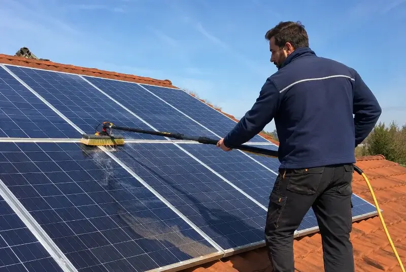 Nettoyage et entretien de panneaux solaires à Venansault